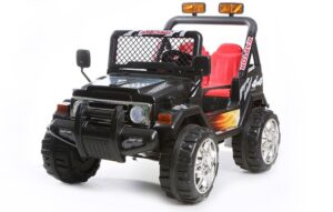 4×4 12V 2- Places Noir – Voiture Électrique Pour Enfants