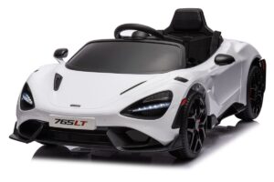 12V McLaren 765LT sous licence Blanc