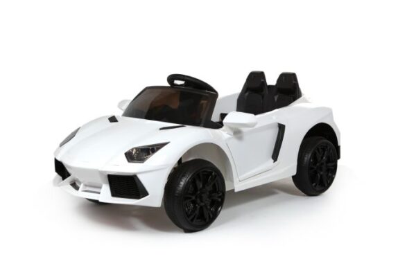 Roadster 12V Style Lambo Blanc – Voiture Electrique Pour Enfants