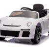 12V Porsche 911 RUF Blanc Sous License – Voiture Electrique Pour Enfants