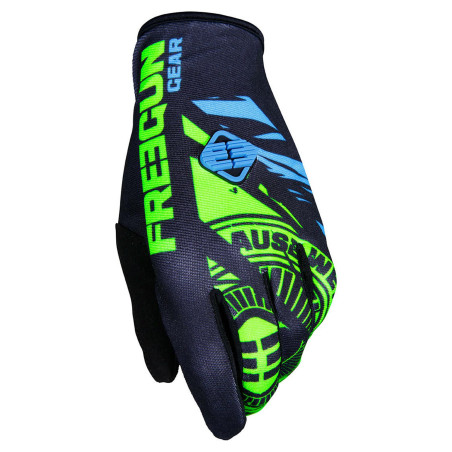 Gants cross enfant SHOT NERVE NEON GREEN
