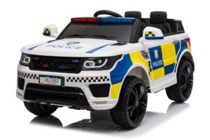 Voiture Police 12V Blanc – Voiture Electrique Pour Enfants