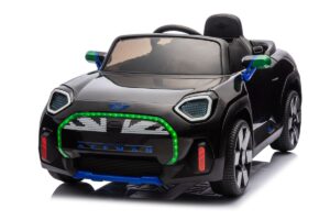 12V Mini Concept Aceman Noire Sous License – Voiture Electrique Pour Enfants