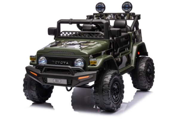 12V Toyota FJ Cruiser Verte 2 sieges sous licence