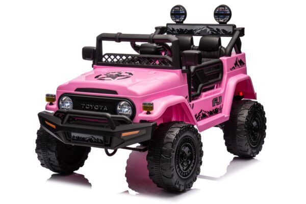12V Toyota FJ Cruiser Rose 2 sieges sous licence