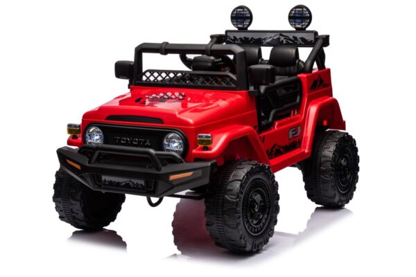 12V Toyota FJ Cruiser Rouge 2 sieges sous licence