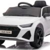 12V Audi RS6 Blanc Sous License – Voiture Electrique Pour Enfants